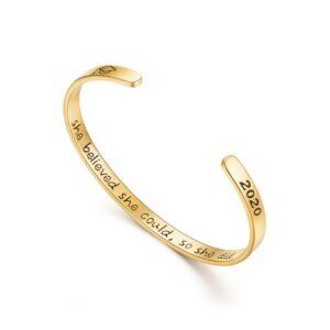 925 silver gilt opening bracelet