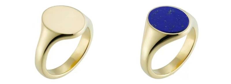 gold signet ring 