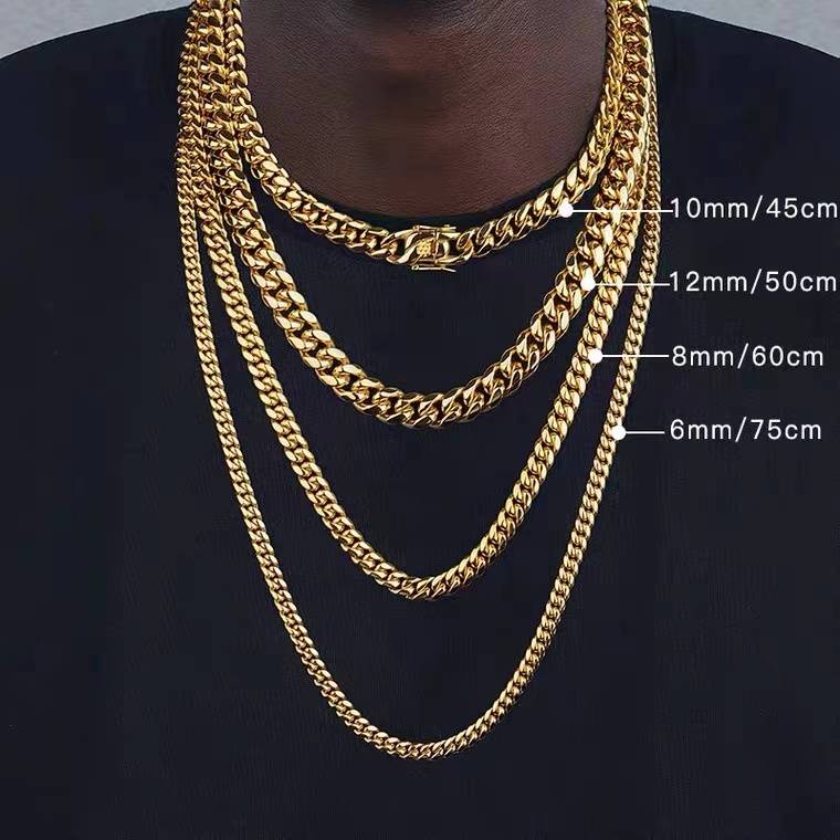 Titanium steel necklaces pic